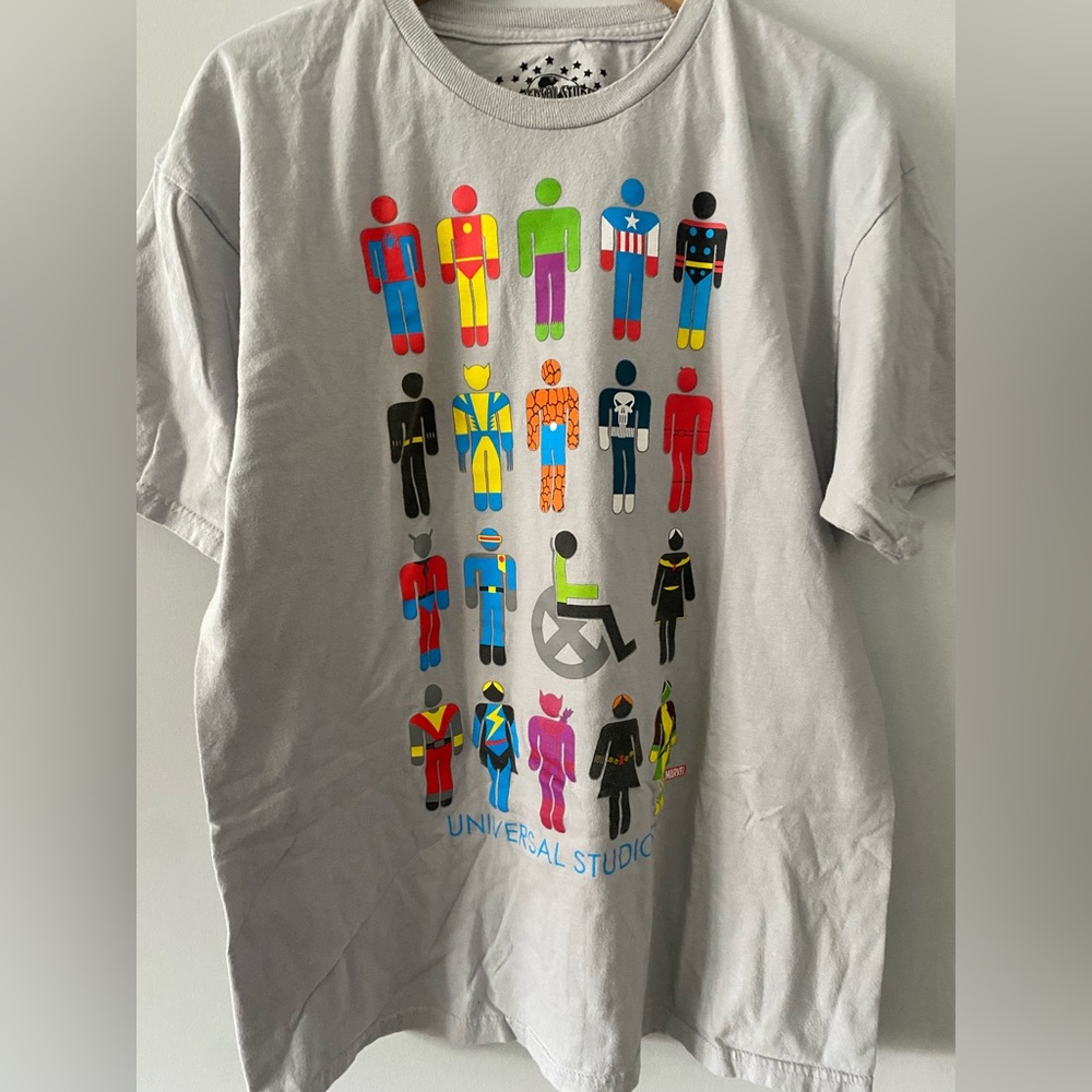 Universal Studios Marvel Characters Graphic Tee
